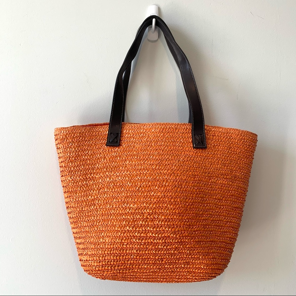 Matrix Straw Shoulder Bag Summer Beach Vacation
